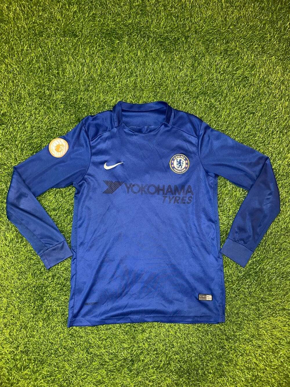 Nike Chelsea FC Home Long Sleeve Jersey Blue Used-Good